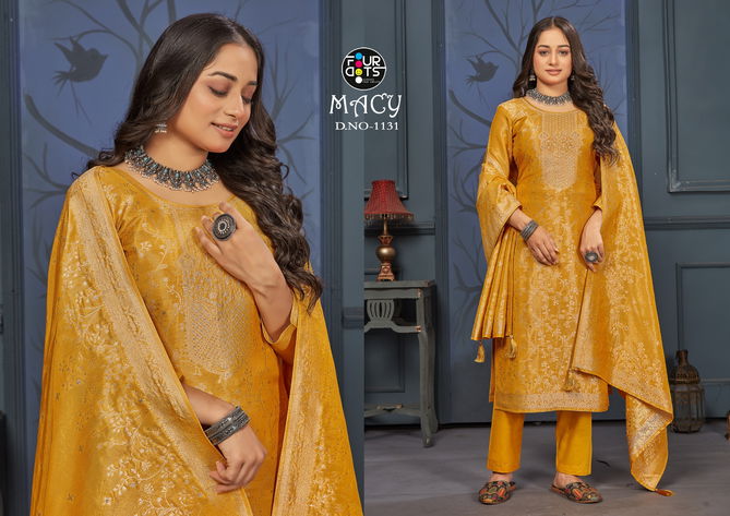 Macy By Four Dots Simar Silk Designer Salwar Kameez Wholesale Market In Surat
